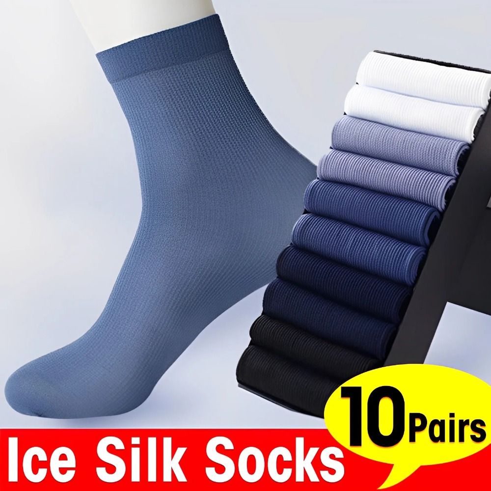 Silk Sock Bamboo - 10 paia di calzini da uomo