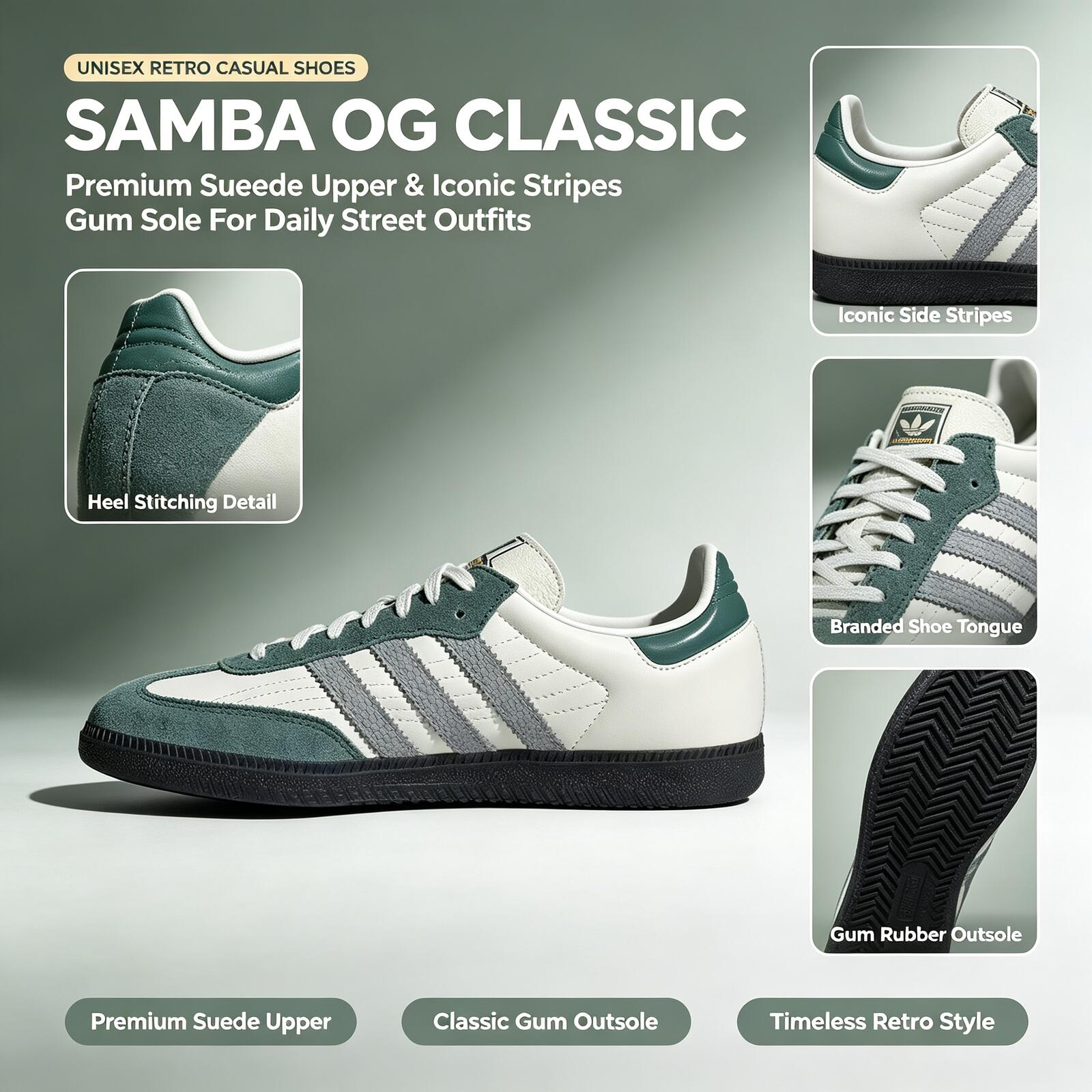 Adidas Originale Samba JP9222  - Adidas Shoes Samba recensione e prezzo